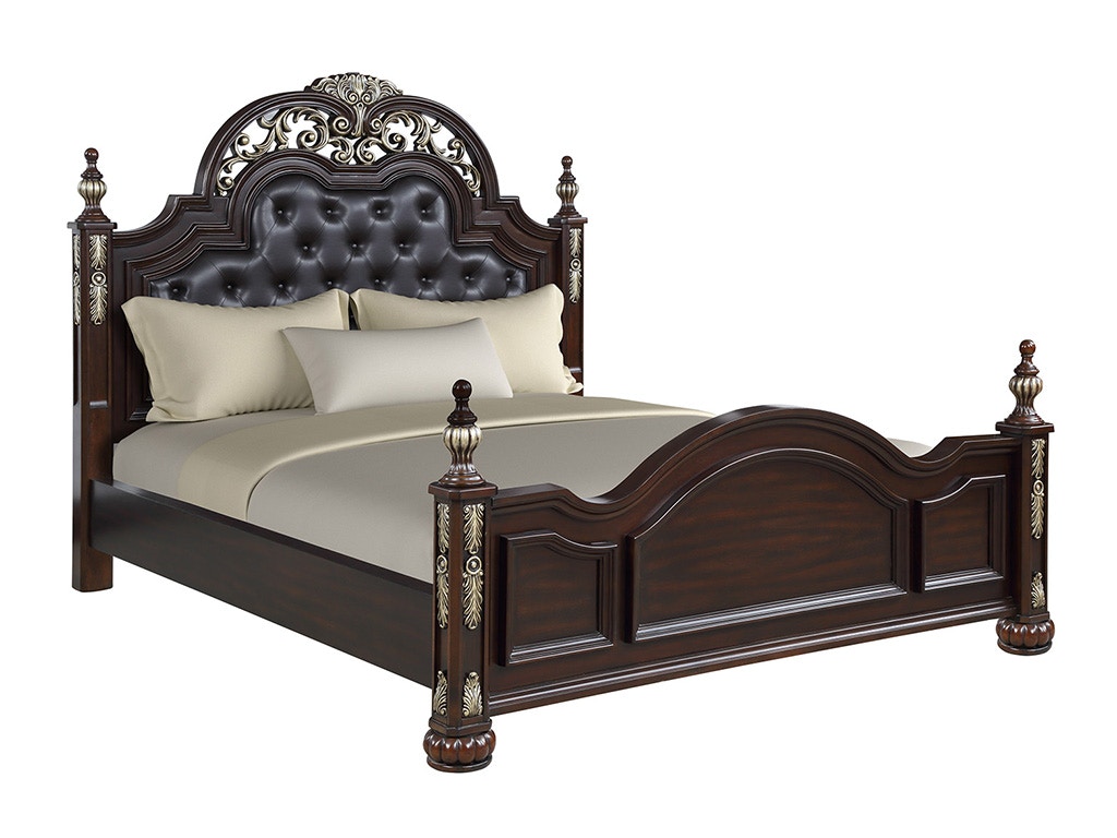 New Classic Bedroom MAXIMUS 4 Piece Set - Queen Bed, Dresser New Classic Bedroom MAXIMUS 4 Piece Set - Queen Bed, Dresser